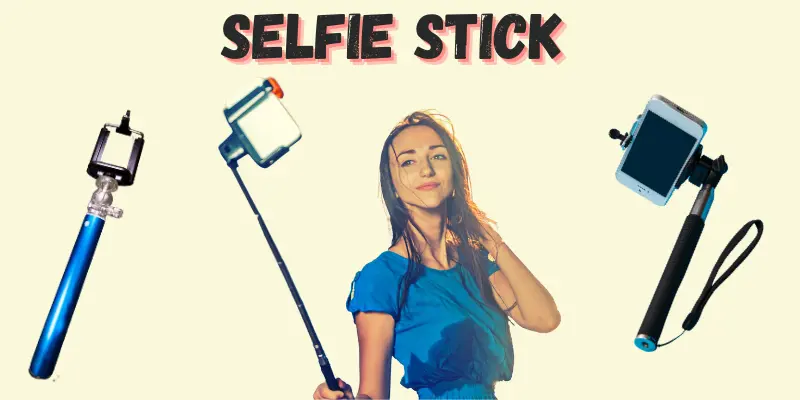 A Girl With Selfie Stick